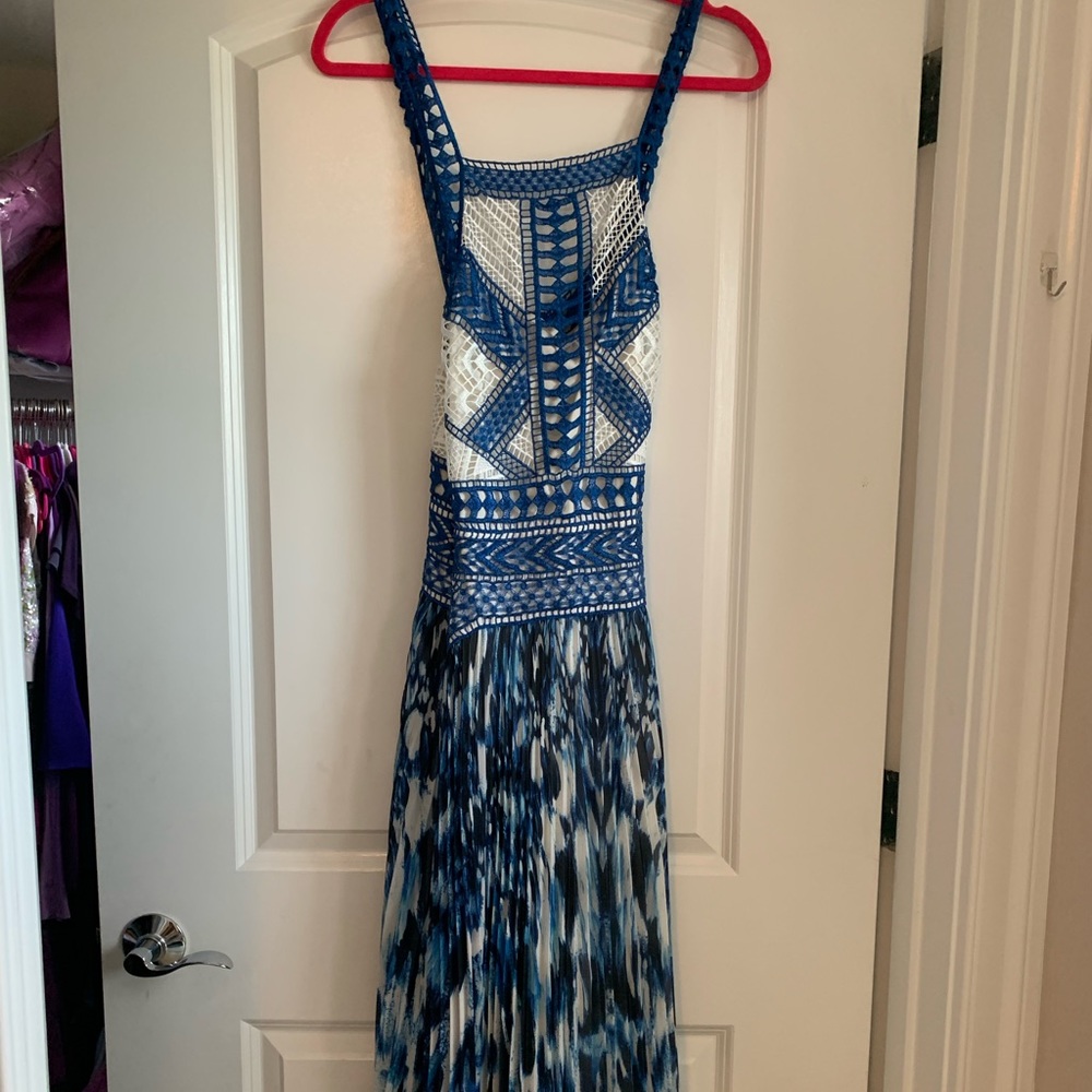 Floor length Karen Millen size 12 pattern dress